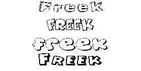 Coloriage Freek