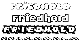 Coloriage Friedhold