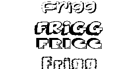 Coloriage Frigg