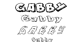 Coloriage Gabby