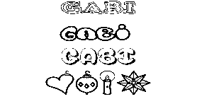 Coloriage Gabi