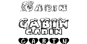 Coloriage Gabin