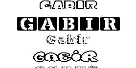 Coloriage Gabir