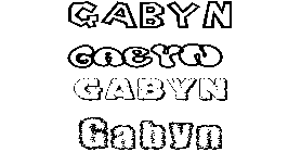 Coloriage Gabyn