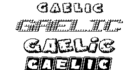 Coloriage Gaelic