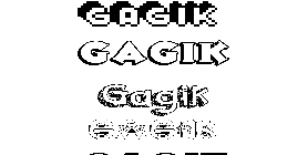 Coloriage Gagik