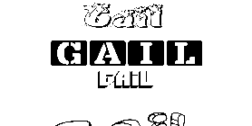 Coloriage Gail