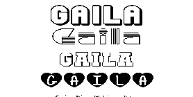 Coloriage Gaila