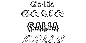 Coloriage Galia