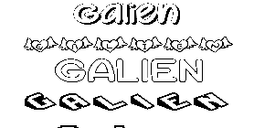 Coloriage Galien