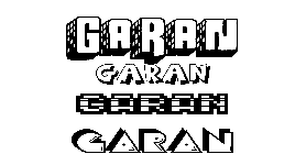 Coloriage Garan