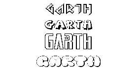 Coloriage Garth