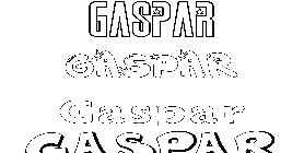 Coloriage Gaspar