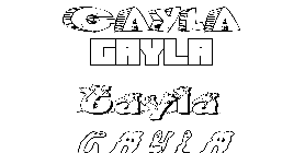 Coloriage Gayla