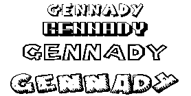 Coloriage Gennady