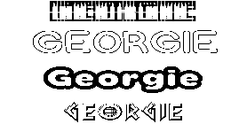 Coloriage Georgie