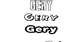 Coloriage Gery