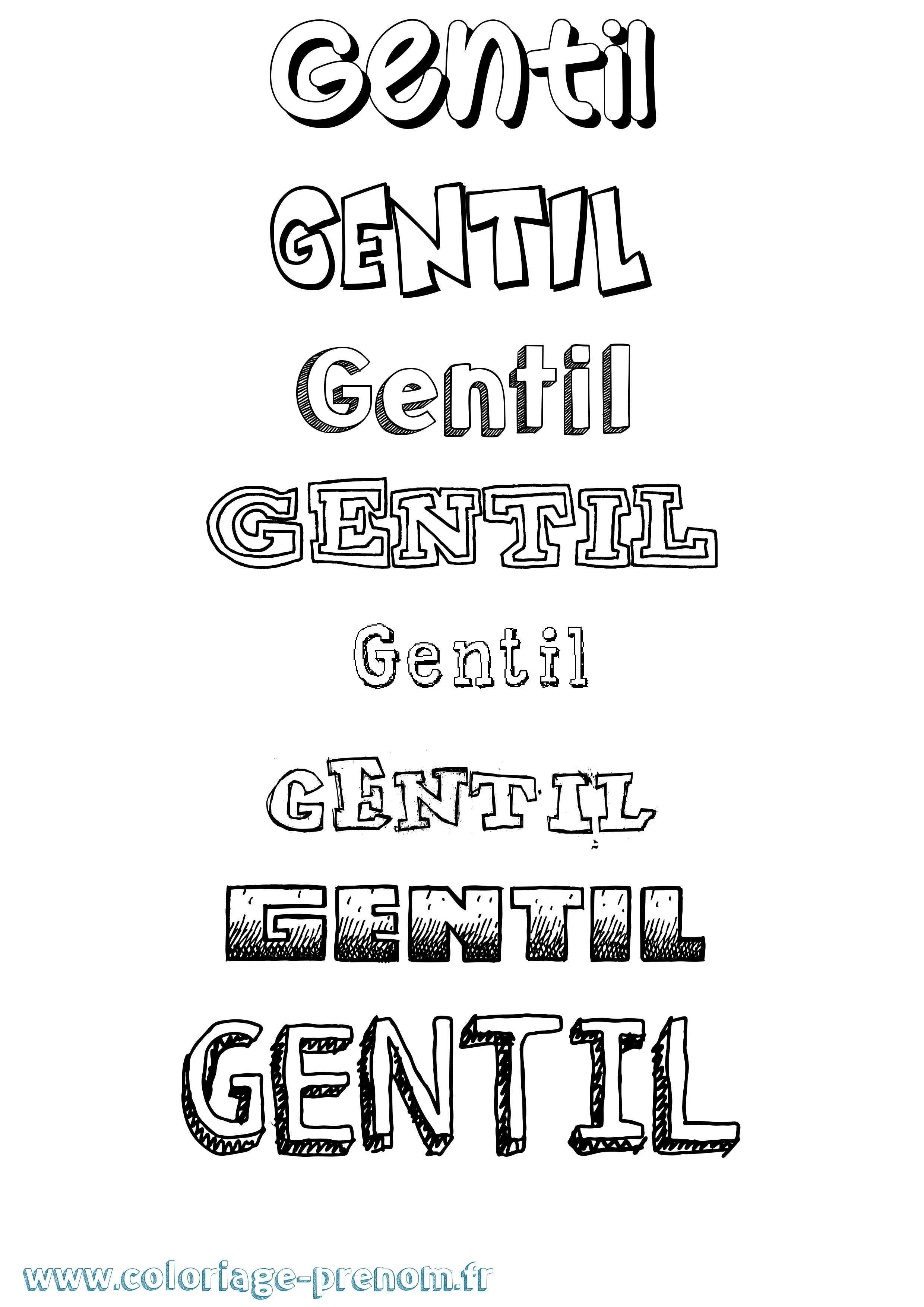 Coloriage Gentil Dessiné Coloriage prénom Gentil Dessiné