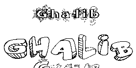 Coloriage Ghalib