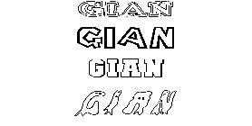 Coloriage Gian