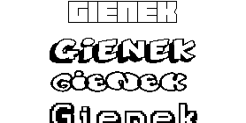 Coloriage Gienek