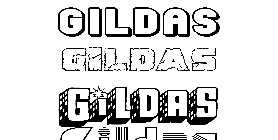 Coloriage Gildas