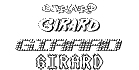 Coloriage Girard