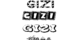 Coloriage Gizi