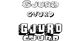 Coloriage Gjurd