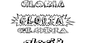 Coloriage Gloria