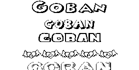 Coloriage Gobán
