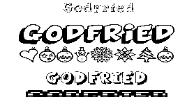 Coloriage Godfried