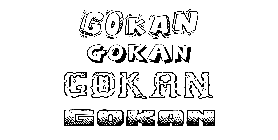 Coloriage Gokan