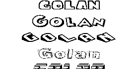 Coloriage Golan