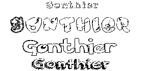 Coloriage Gonthier