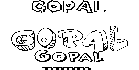 Coloriage Gopal