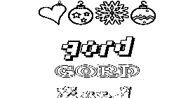 Coloriage Gord