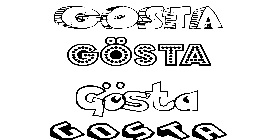 Coloriage Gösta