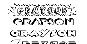 Coloriage Grayson