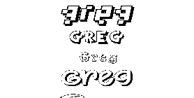 Coloriage Greg