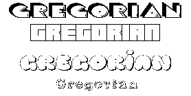 Coloriage Gregorian