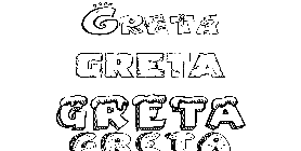 Coloriage Greta