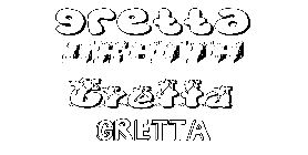 Coloriage Gretta