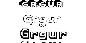 Coloriage Grgur