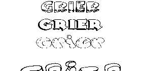 Coloriage Grier