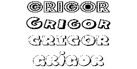 Coloriage Grigor