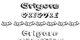Coloriage Grigore