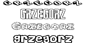 Coloriage Grzegorz