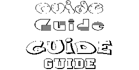Coloriage Guide