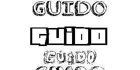 Coloriage Guido